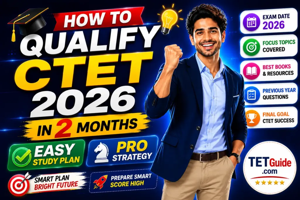 CTET 2026 prep in 2 months