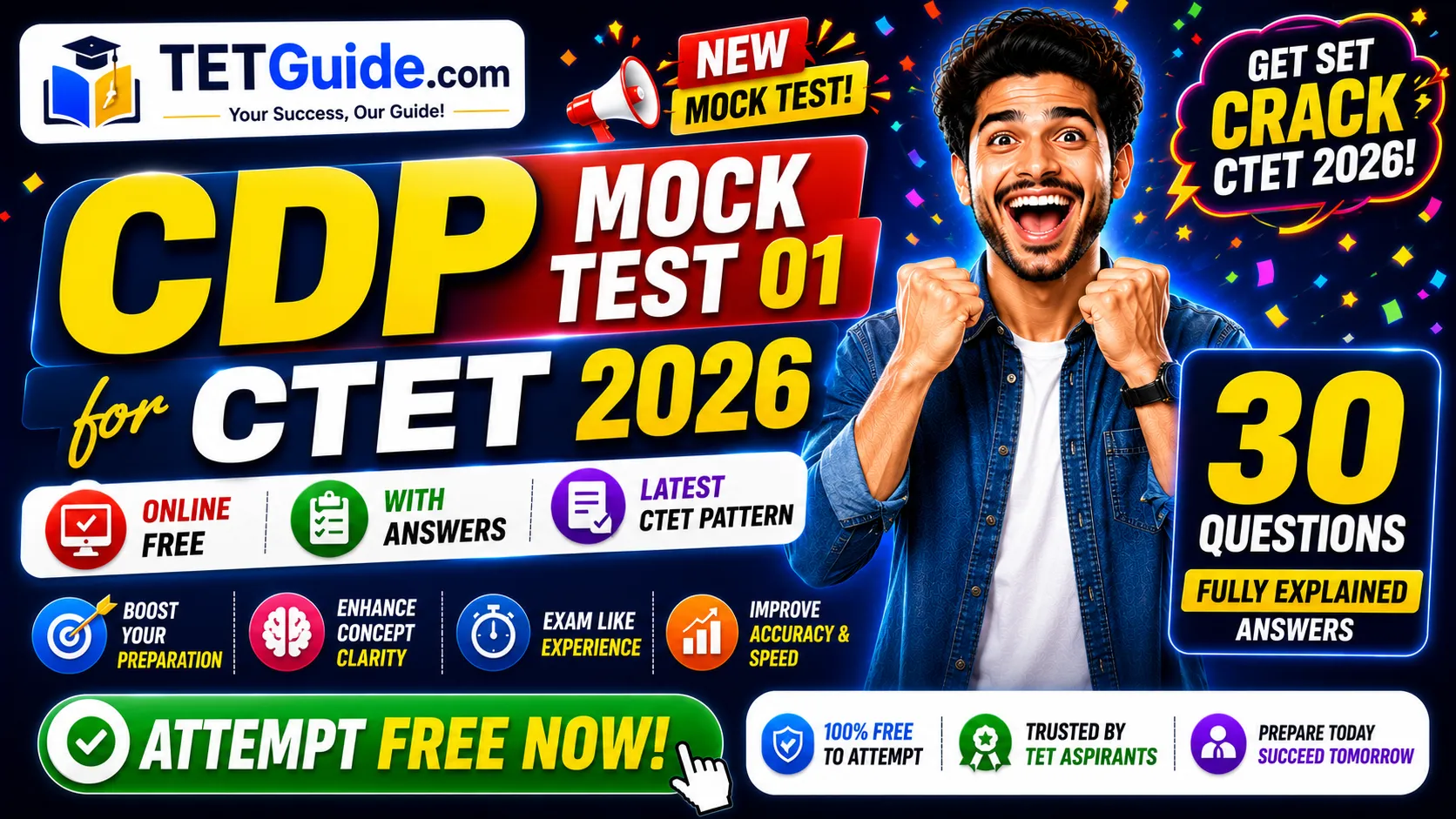 CDP Mock Test for CTET 2026