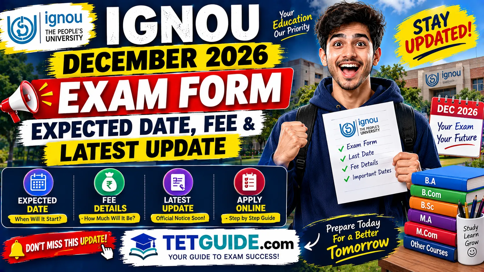 IGNOU December 2026 Exam Form