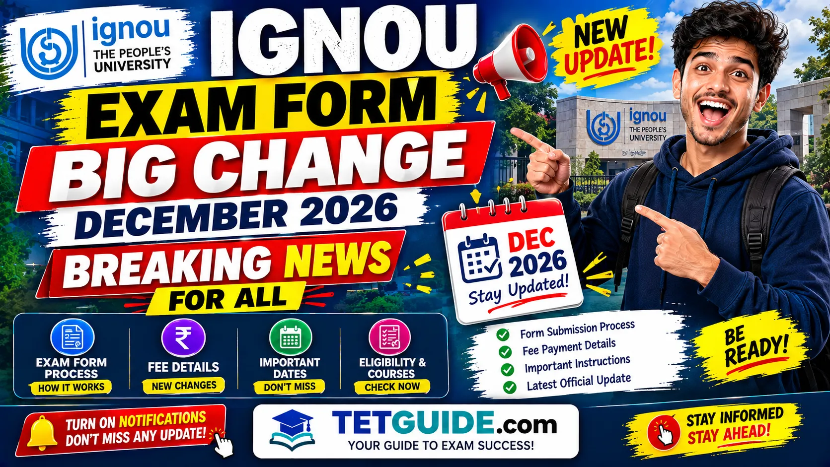 IGNOU Exam Form Big Change December 2026